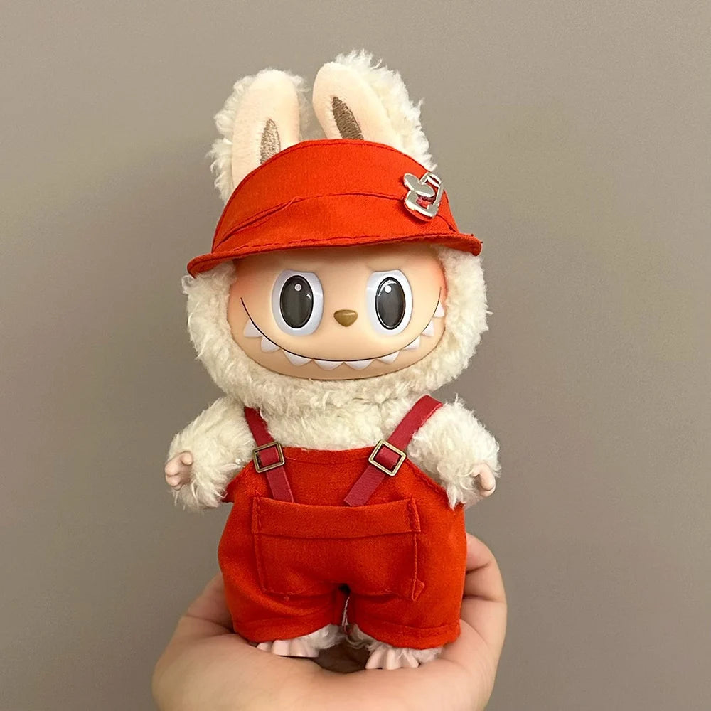 Labubu Mini Doll Clothes – 17cm Training & Party Outfit Set