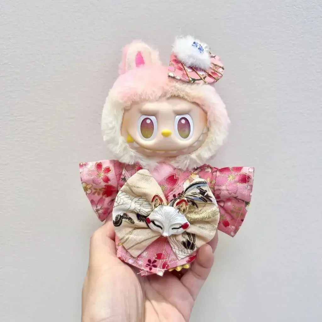 Labubu Summer Kimono – 15/17cm Gentle Light Style Doll Outfit