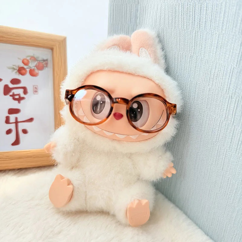 Labubu Doll Glasses – 6.5cm Transparent Sunglasses EXO Plush