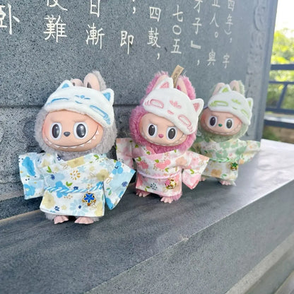 Labubu Summer Kimono – 15/17cm Gentle Light Style Doll Outfit