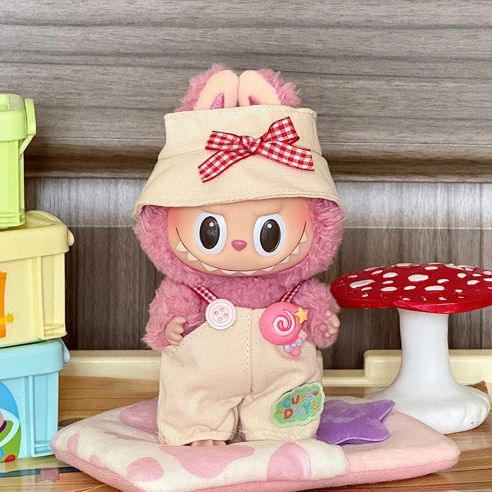 Labubu Mini Doll Clothes – 17cm Training & Party Outfit Set