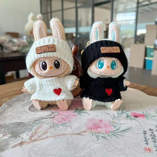 Labubu 3.0 Outfit – Cute Bear Sweater + Hat (Energy Series Ropa)
