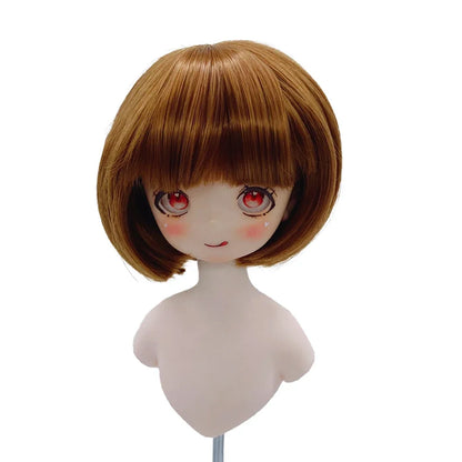 Labubu Doll Wig – Soft High-Temp Fiber Hair for 15–23cm BJD Dolls