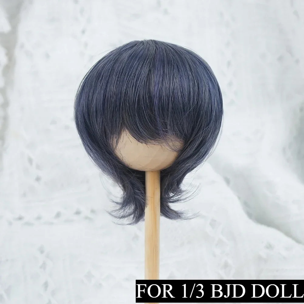 Labubu Doll Wig – Soft High-Temp Fiber Hair for 15–23cm BJD Dolls