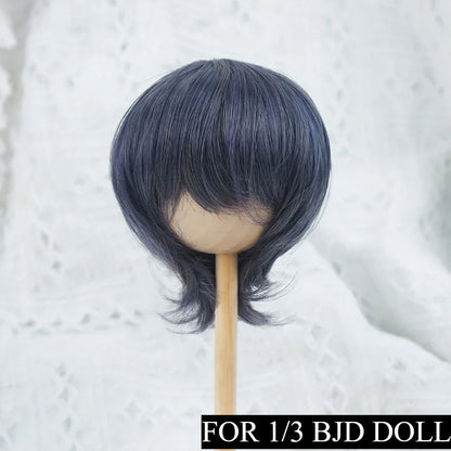 Labubu Doll Wig – Soft High-Temp Fiber Hair for 15–23cm BJD Dolls
