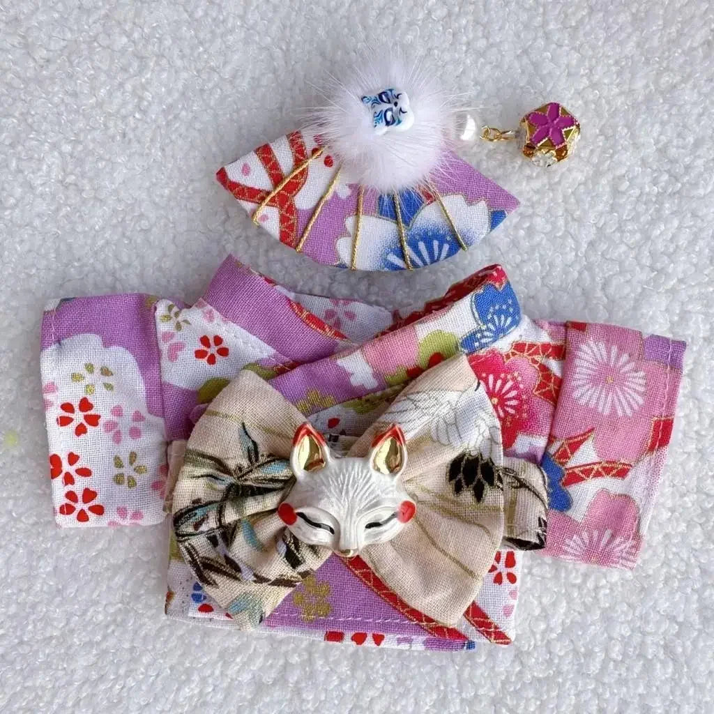 Labubu Summer Kimono – 15/17cm Gentle Light Style Doll Outfit