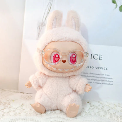 Labubu Doll Clothing Academy Cool Shadow Uniform Set 17cm Plush Doll Clothing Accessories Labubu I II Idol Doll Sitting Party