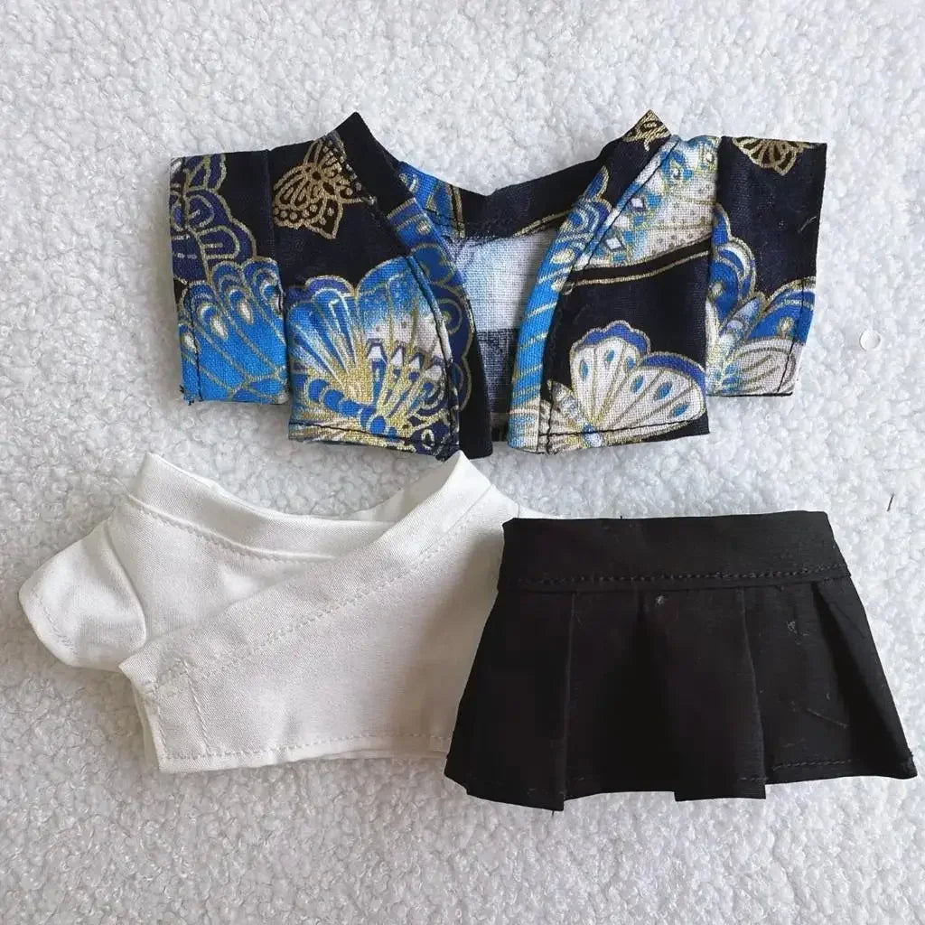 Labubu Summer Kimono – 15/17cm Gentle Light Style Doll Outfit