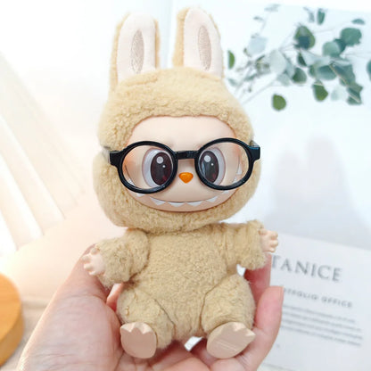 Labubu Doll Clothing Academy Cool Shadow Uniform Set 17cm Plush Doll Clothing Accessories Labubu I II Idol Doll Sitting Party