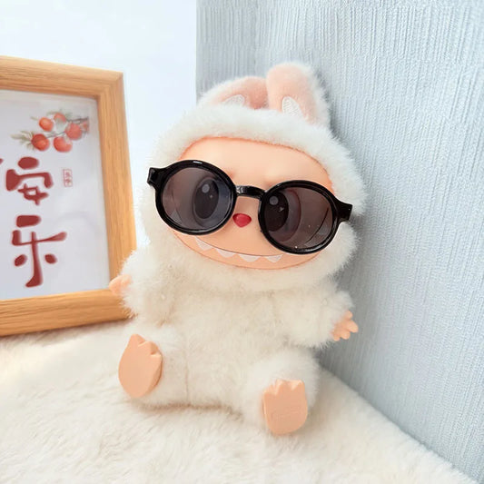Labubu Doll Glasses – 6.5cm Transparent Sunglasses EXO Plush