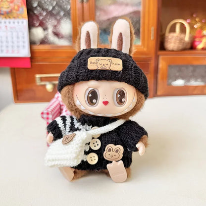Labubu 3.0 Outfit – Cute Bear Sweater + Hat (Energy Series Ropa)