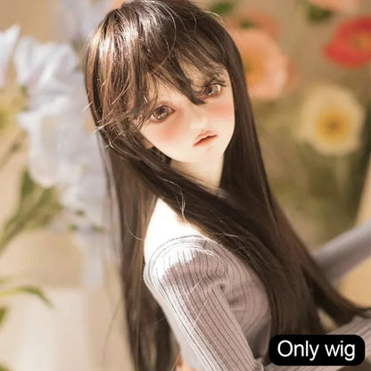 Labubu Doll Wig – Soft High-Temp Fiber Hair for 15–23cm BJD Dolls