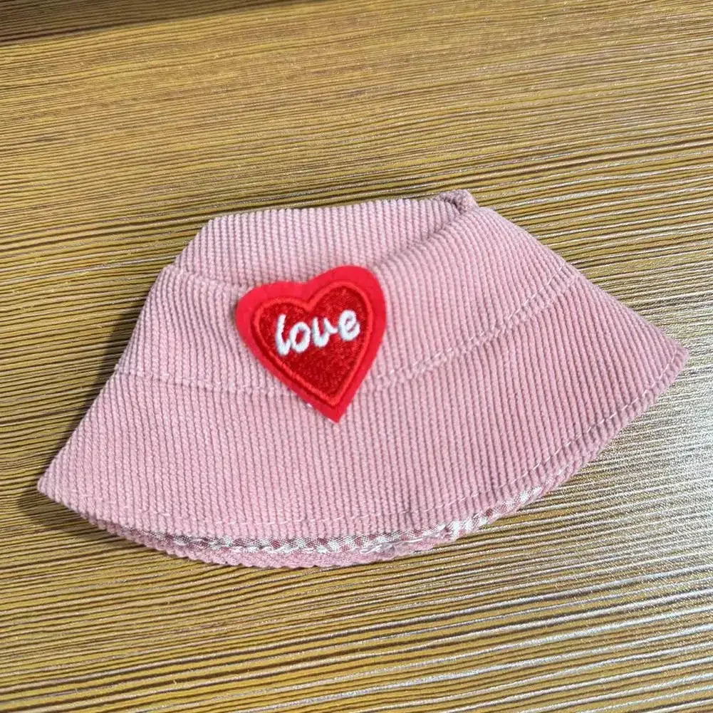Labubu 3.0 Cat Outfit – Pink Cherry Love Set for 17cm V1/V2/V3 Dolls