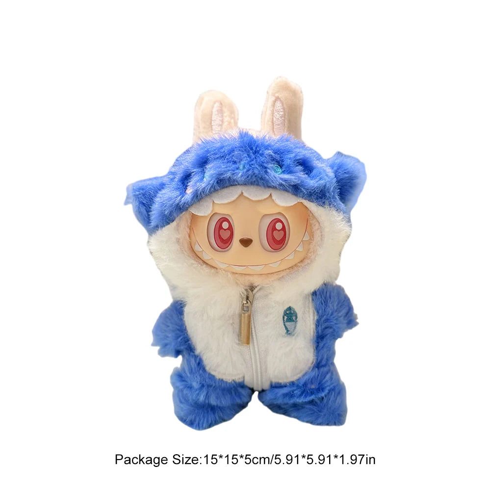 Labubu Kpop Outfit – 17cm Mini Doll Macaron Clothing Gift Set