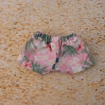 Labubu Doll Clothes – Summer Beach Set for 15/17cm Vinyl Dolls