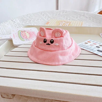 Labubu 3.0 Cat Outfit – Pink Cherry Love Set for 17cm V1/V2/V3 Dolls