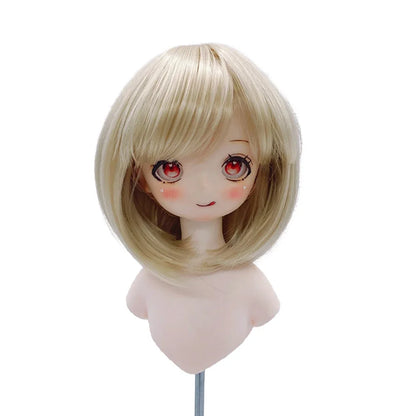 Labubu Doll Wig – Soft High-Temp Fiber Hair for 15–23cm BJD Dolls