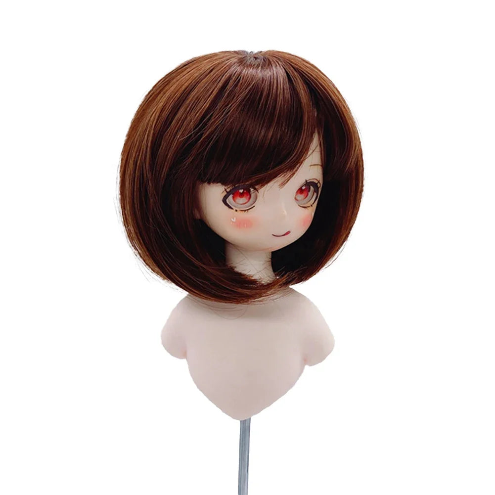 Labubu Doll Wig – Soft High-Temp Fiber Hair for 15–23cm BJD Dolls
