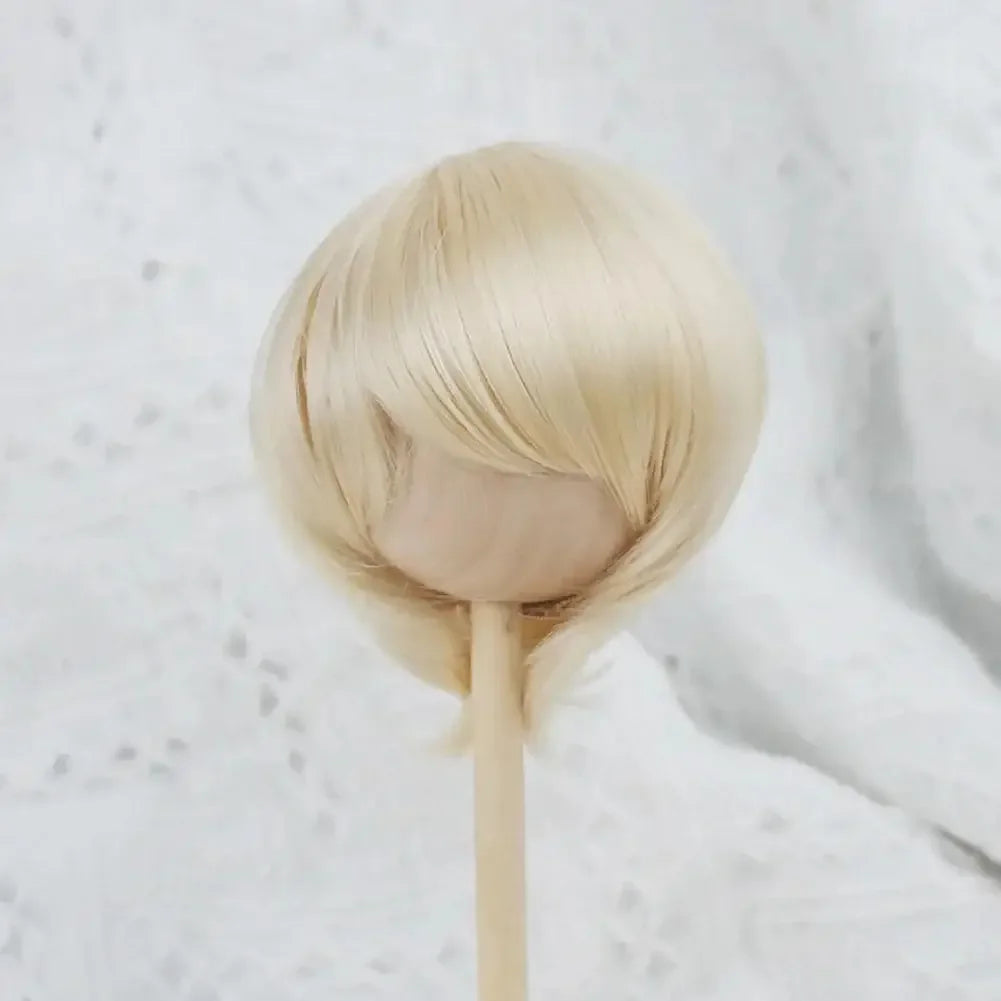 Labubu Doll Wig – High Temp Fiber Hair for 22–23cm Head BJD