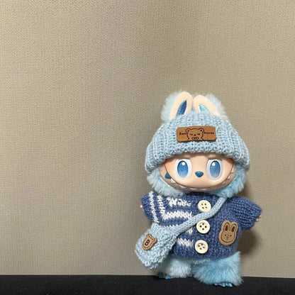 Labubu 3.0 Outfit – Cute Bear Sweater + Hat (Energy Series Ropa)