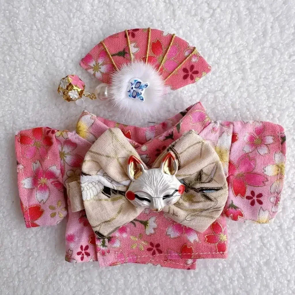 Labubu Summer Kimono – 15/17cm Gentle Light Style Doll Outfit