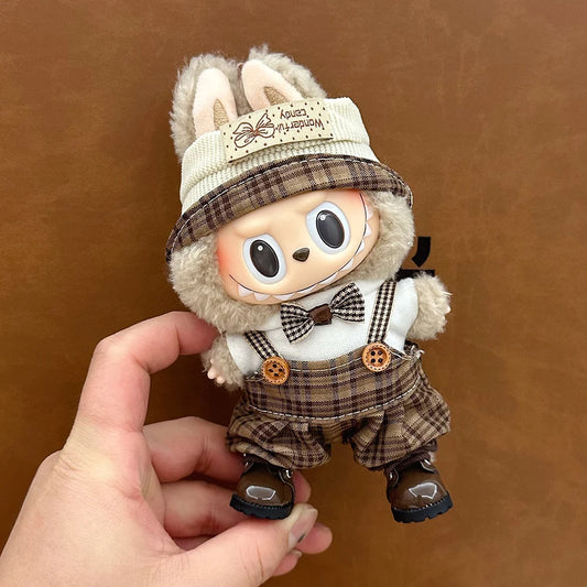 Labubu Mini Doll Clothes – 17cm Training & Party Outfit Set