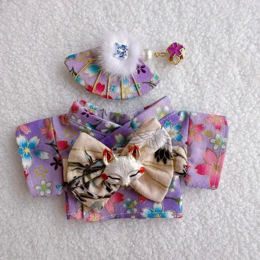 Labubu Summer Kimono – 15/17cm Gentle Light Style Doll Outfit