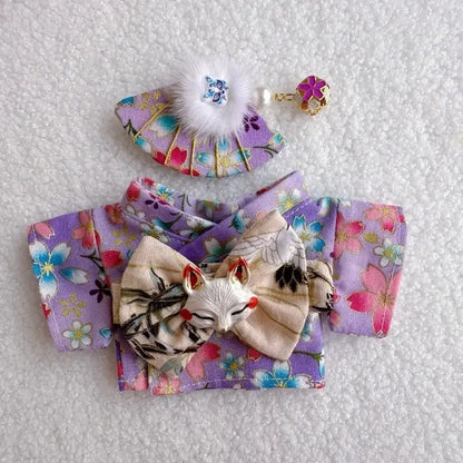 Labubu Summer Kimono – 15/17cm Gentle Light Style Doll Outfit
