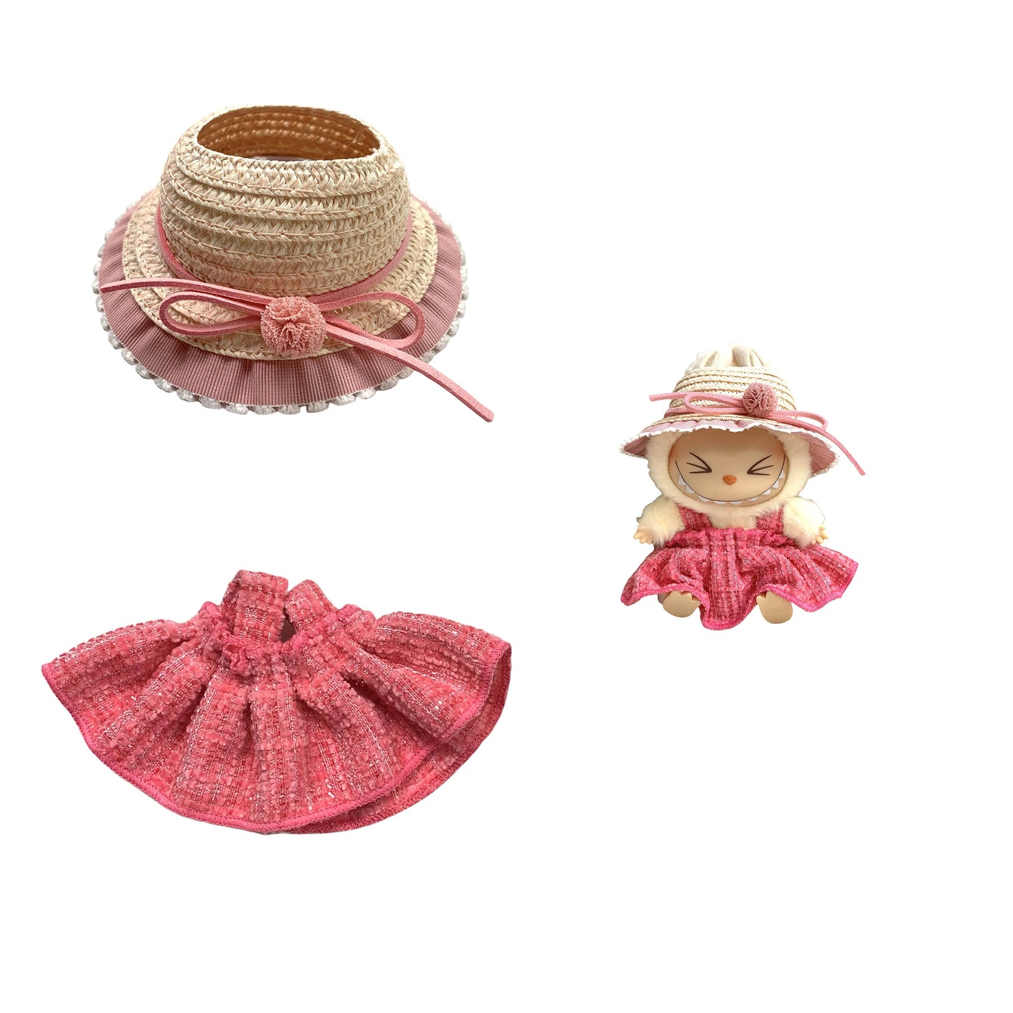 Labubu Doll Skirt Outfit – Kpop Idol Clothes V1/V2