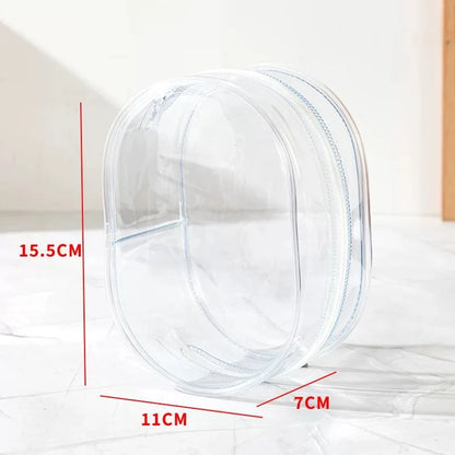 Labubu Doll Storage Bag – 15cm PVC Shoulder Case for Plush Dolls