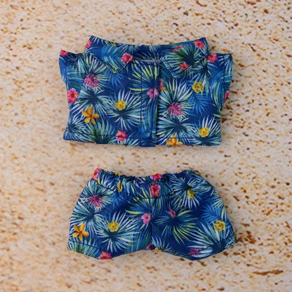 Labubu Doll Clothes – Summer Beach Set for 15/17cm Vinyl Dolls